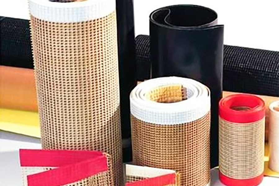 Magas hőmérsékletnek ellenálló PTFE hálószíj PTFE hálós szállítószalag